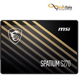 تصویر هارد اینترنال MSI مدل SPATIUM 270 • ظرفیت 240GB 