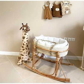 تصویر گهواره حصیری نوزاد 