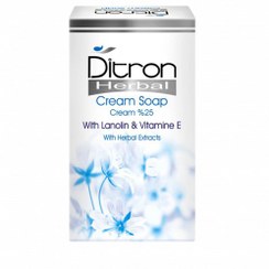 تصویر صابون کرم دار 25 درصد دیترون مناسب پوست های خشک و خیلی خشک 125 گرم 