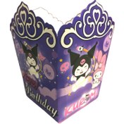 تصویر ظرف پاپ کورن مستر تم طرح کرومی ملودی پلاس بسته 10 عددی 