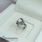 تصویر انگشتر نقره در نجف بچگانه 