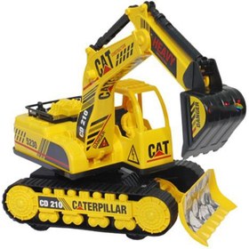 تصویر اسباب بازی بیل مکانیکی کوماتسو بزرگ درج مدل جعبه کادویی Komatsu Great Shovel toy Insert Gift Box Model