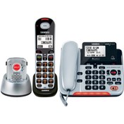 تصویر تلفن رومیزی یونیدن مدل SS E37+1P Uniden SS E37+1P Corded And Cordless Phone