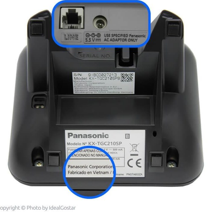 Telefono Inalambrico Digital Panasonic KX-TGC210 - 001 — Universo