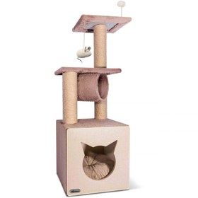 تصویر درخت گربه سه طبقه نیناپت کد A Ninapet Cat Tree Code A