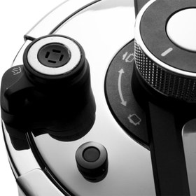 تصویر زودپز روگازی ام جی اس مدل PC546 ظرفیت ۶ لیتر با بدنه استیل 