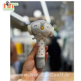 تصویر جغجغه پولیشی پنگوئن و هدفونش 