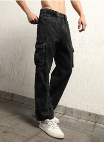 تصویر شلوار جین خاکستری مردانه برند hubberholme Men Grey Jeans