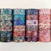 تصویر چسب واشی گلدار 