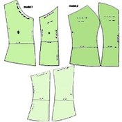 تصویر پک کامل الگوی دکلته عروس 