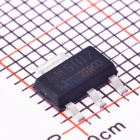 تصویر رگولاتور AMS1117 ظرفیت ۳.۳ ولت SOT-223 