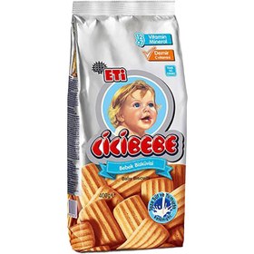 تصویر بیسکوییت شیری 400 گرمی CiciBebe اتی ETi Baby Biscuits code:81137