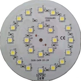 تصویر ماژول 24 وات سفید مهتابی 
