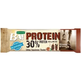 تصویر پروتئین بار باکالند 30 درصد حاوی کافئین و کاکائو – بسته 25 عددی Bakalland Protein Bar Ba Caffeine Cocoa 35 gr