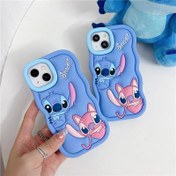 تصویر قاب موبایل آیفون استیچ کاپل سیلیکونی stitch 