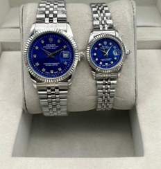 تصویر ساعت رولکس سیلور آبی 