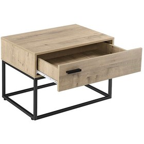 تصویر میز پاتختی مدل -1502 - کرم 