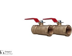 تصویر شیر گازی رفیع سایز 1 اینچ 