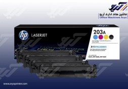 تصویر ست کارتریج اچ پی چهار رنگ مدل 203A CMYK HP 203A CMYK LaserJet Toner Cartridge