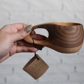 تصویر لیوان چوبی کوکسا 