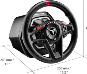 تصویر فرمان و پدال بازی تراست مستر Thrustmaster T128 برای PS5, PS4 , PC 