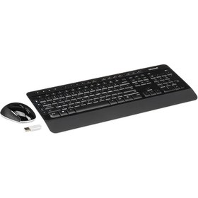 تصویر کیبورد و ماوس بی سیم مایکروسافت مدل 3050 Microsoft 3050 Wireless Keyboard and Mouse