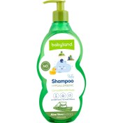 تصویر شامپو بچه حاوی عصاره آلوئه ورا بی بی لند Babyland baby shampoo containing aloe vera extract