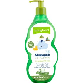 تصویر شامپو بچه حاوی عصاره آلوئه ورا بی بی لند Babyland baby shampoo containing aloe vera extract