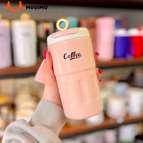 تصویر ماگ سفری مدل هوشمند درجه دار قلاب دار Classy smart model travel mug