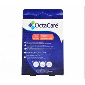 تصویر چسب زخم پارچه ای کد 110 اکتا کر 20 عدد OctaCare Textile First Aid Plaster 20pcs