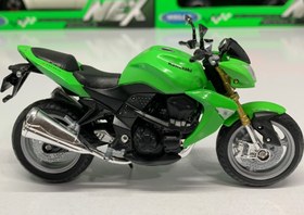 تصویر ماکت موتور سنگین فلزی کاوازاکی Z1000 ویلی 1:18 - سبز Kawasaki Z1000