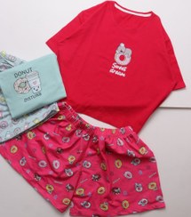 تصویر ست کراپ شلوارک 