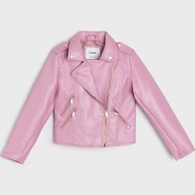 تصویر کت چرم دخترانه 