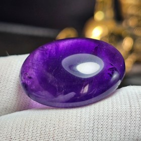 تصویر نگین درشت سنگ آمیتیست معدنی کد 36438 