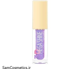 تصویر رژلب مایع مدل 3D Mega Shine گلدن رز 122 Golden Rose 3D Mega Shine Lipgloss