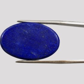 تصویر نگین لاجورد طبیعی بیضی 250622 