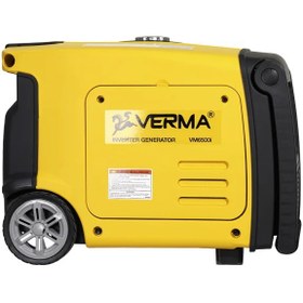 تصویر موتور برق بنزینی ورما 3.5 کیلووات اینورتر سایلنت استارت و ریموت مدل VM6500i VM6500i Verma Inverter Generator