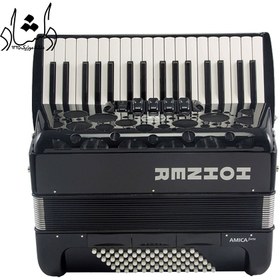 تصویر آکاردئون HOHNER A38621 AMICA FORTE III 72BK 