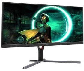 تصویر مانیتور 34 اینچ گیمینگ ای او سی مدل AOC U34G3XM AOC U34G3XM 34 Inch VA WQHD Flat Gaming Monitor