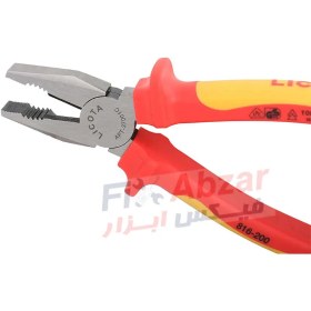 تصویر انبردست لیکوتا مدل APT-37001A عایق 1000 ولت LICOTA COMBINATION PLIERS 160MM VDE APT-37001A