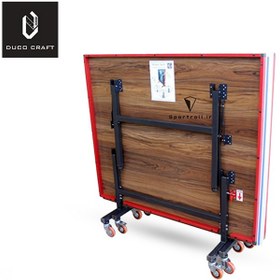 تصویر میز پینگ پنگ 8 چرخ TTS11 PINPONG DESK TTS11 8 WHEELS