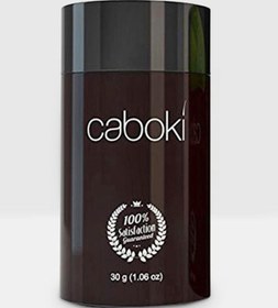 تصویر پوشاننده طبیعی ریزش مو مشکی 30 گرم برند caboki Natural Hair Loss Concealer Black 30grams