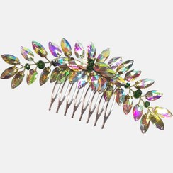 تصویر شانه شینیون هفترنگ و کریستال سبز مدل SHNFRZ2Z 