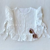 تصویر وست خامه دوزی سفید 