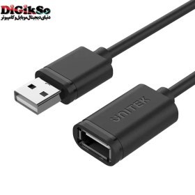 تصویر کابل افزایش طول USB2.0 یونیتک مدل Y-C417GBK طول 3 متر Unitek Y-C417GBK Extension cable USB 2.0 length 3 meter