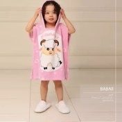 تصویر حوله پانچو کودک پودایران طرح ببعی 