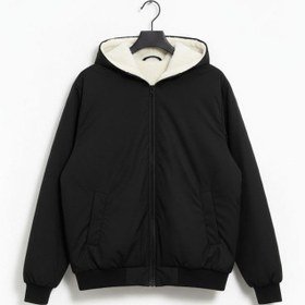 تصویر کاپشن ضدآب داخل خزتدی 