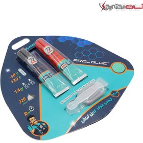 تصویر چسب دوقلو فولاد آرل مدل ST14 وزن 14 گرم چسب دوقلو فولاد آرل مدل ST14 وزن 14 گرم