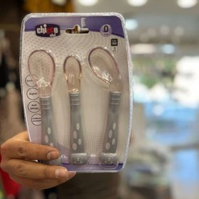 تصویر قاشق سر سیلیکونی چیکو ۳ عددی 