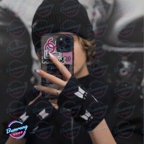 تصویر دستکش طرح بی تی اس 